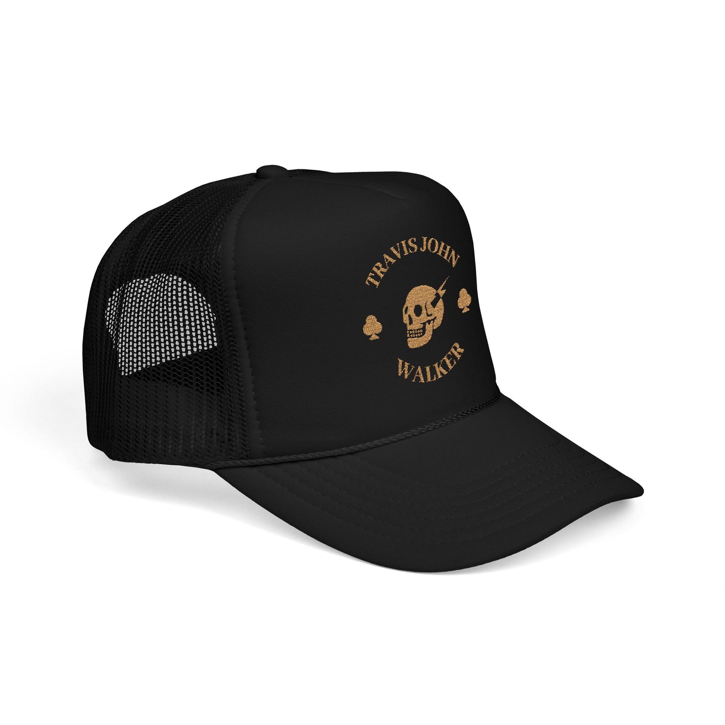 Travis John Walker Music Skull Trucker Hat