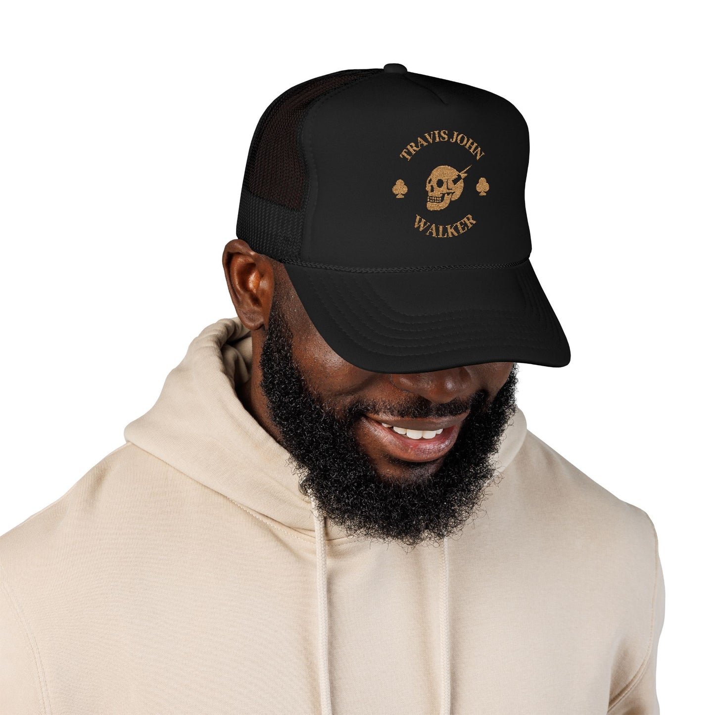 Travis John Walker Music Skull Trucker Hat