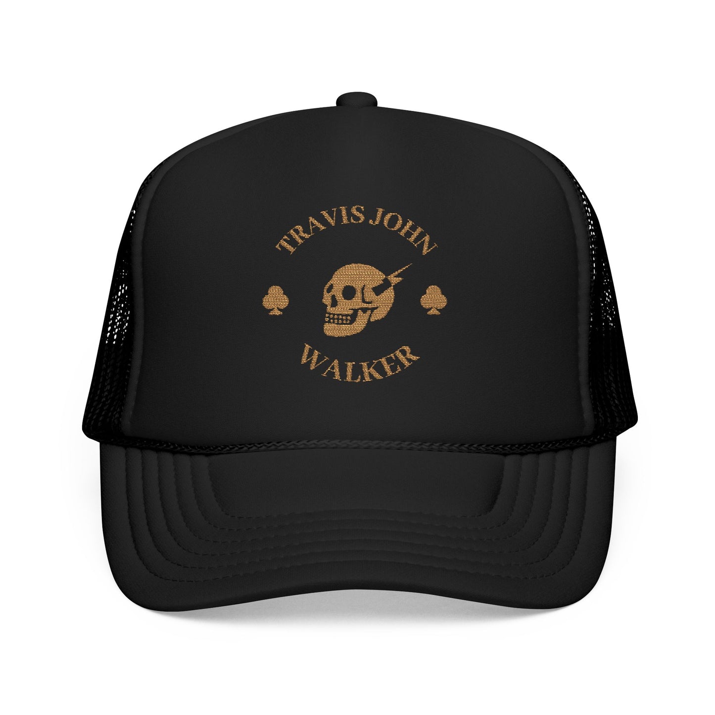 Travis John Walker Music Skull Trucker Hat